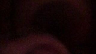 Me cumming on a black Colombianas tits