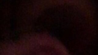 Me cumming on a black Colombianas tits