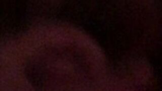 Me cumming on a black Colombianas tits