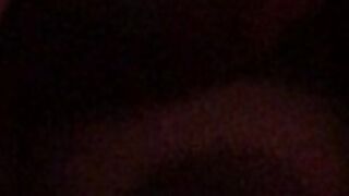 Me cumming on a black Colombianas tits