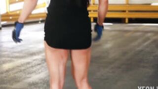 muscular asian beauty