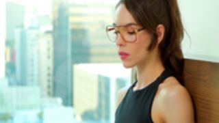 Home massage turns into strapon threesome