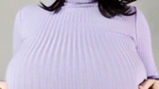 Busty_Ema purple turtleneck