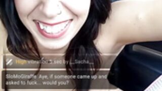 annablisss squirt in car hood