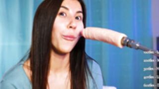 enncandy 2 loves her new deepthroat machine