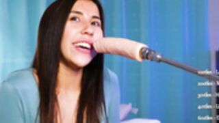 enncandy 2 loves her new deepthroat machine