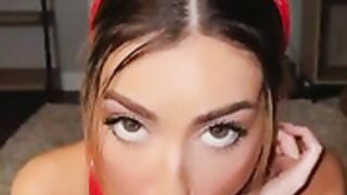 Oliviamae devil blowjob