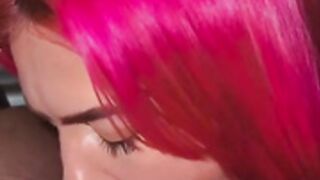 Oliviamae car blowjob