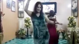 Two arab girls dancing