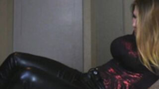 xev bellringer jerk off instruction in leather