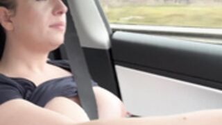 skandalm nackt in der 500 ps karre uber die autobahn