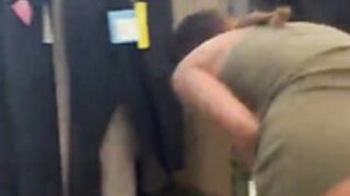 Anal Flashing - Shopping Mall With Anal Plug