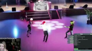 kimilee22 playing video game befor geting naked