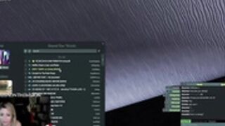 kimilee22 playing video game befor geting naked