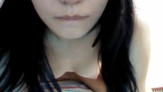 Asian camgirls strip tease and spank 2