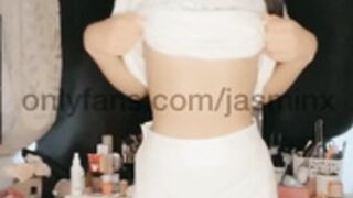 OF - JasminX - Sexy indian brown girl strip