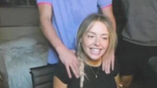 AC grab corinna kopf’s boobs