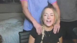 AC grab corinna kopf’s boobs