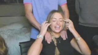 AC grab corinna kopf’s boobs