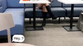 LujoPaisa OF Public Library Bathroom Creampie