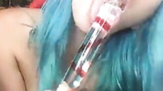 ShugarShorts aka Skye Blue santa 4