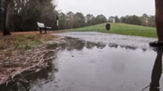 Amanda Naked in the Park 2