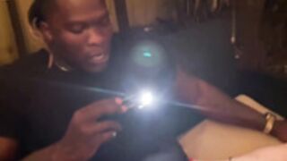 Wife blows BBC in back yard