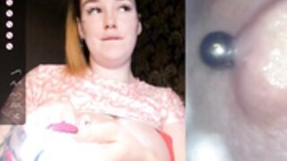 LeonaBark Endoscopes her ANUS. Fails. All Blurred