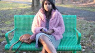 Park Bench Squirting Orgasm