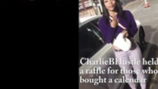 Ebony Lesbian Squirting on Public Beach