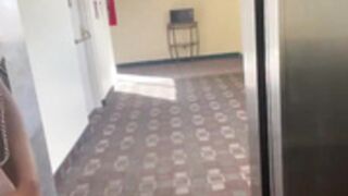 Tessa Tasty elevator masturbation (short)