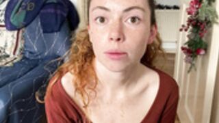 Freckles blowjob from roommate