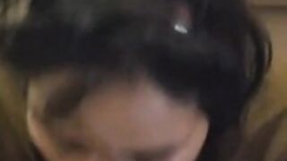 Couple hard blowjob and deep throat