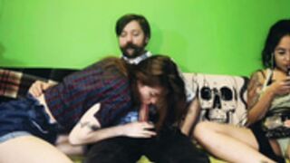 @MissTerraForest and erinc blowjob w friend watching