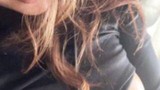 camilagomezz boob flash on plane