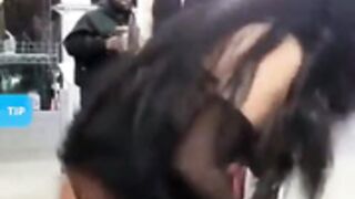 sexkittenalex101 twerking in public part 2