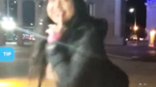 sexkittenalex101 twerking in public