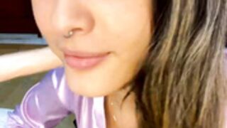 MennaLee taking blowjob with dildo machine