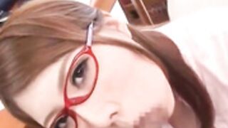 Schoolgirl Momoka Blowjob