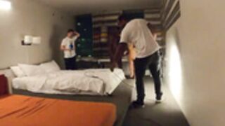 Hardcore set behind the scene