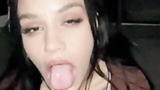 hannahJo blowjob & cum swallowing