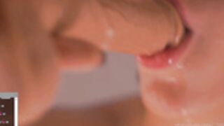 _2strangers- Zoe+Olivia sucking a dildo on 24 Dec 2022