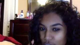 Caribbeangoddess trying on Thong
