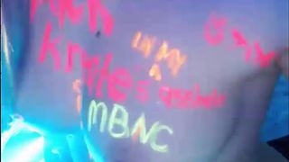 Naughtyalicex blacklight recording