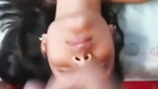 Indian girl Trini  cumshot on her face sex video