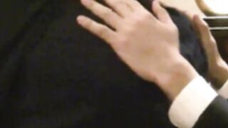 Paizuri feeds huge tits and gives you a handjob