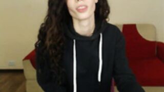Anissa Boone pretty slim girl strip and rub