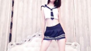 Holly Reed schoolgirl outfit