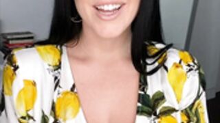 Angela White Ultimate tittyfuck JOI and dirty talk