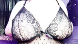 Jenna Valentine Black Lingerie JOI